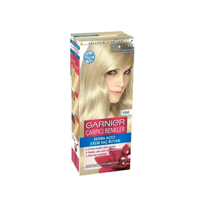 Garnier Çarpıcı Renkler Saç Boyası Ekstra Açık Gümüş Sarısı 111