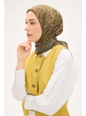 Silk Home Arve Eşarp Viona Kahverengi 90x90
