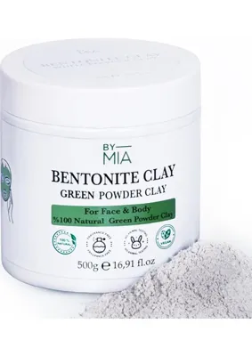 Str Store Yüz ve Vücut Bentonit KILI%100 Natural Doğal Yeşil Toz Kil 500 gr