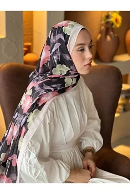 Modakaşmir Fiori Desen Lina Şal