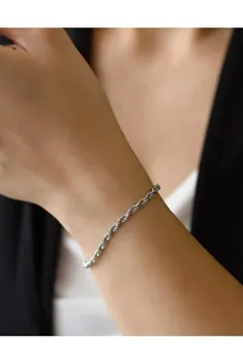 Vitastyle Çelik Halat Zincir Silver  Burgu Bileklik
