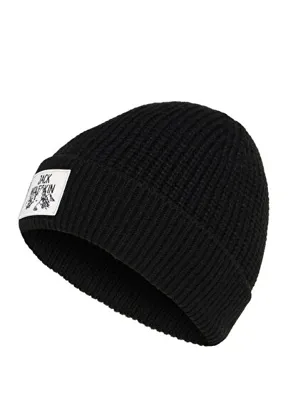 Jack Wolfskin Badge Beanie Siyah Unisex Bere