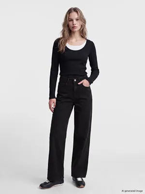 LCW Jeans Straight Fit Kadın Jean Pantolon