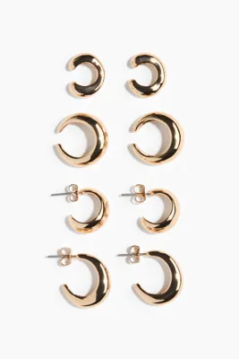 H&M 4 Çift Küpe ve Ear Cuff