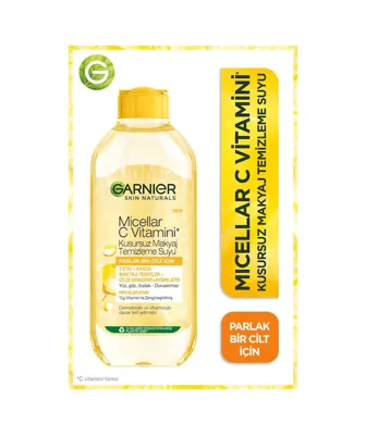 Garnier Micellar C Vitamini Kusursuz Makyaj Temizleme Suyu 400ML