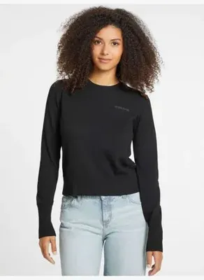 Guess Jeans Kadın Ipek Karışımlı Triko