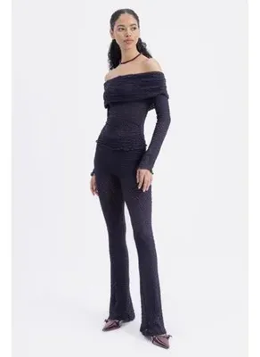 BSL Dantel Slim Pantolon