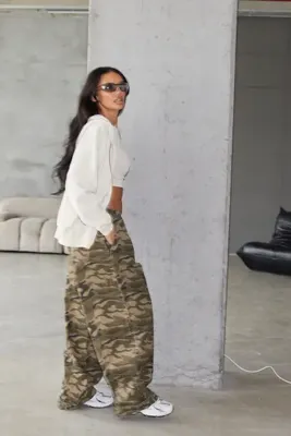South Coast Baggy Kamuflaj Pantolon