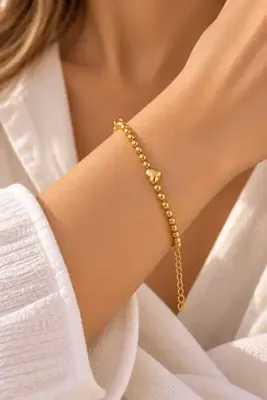 Genel Markalar FIGÜRLÜ GOLD ÇELİK BİLEKLİK
