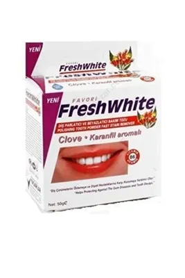 Fresh White SMOKERS DİŞ TOZU 50 GR