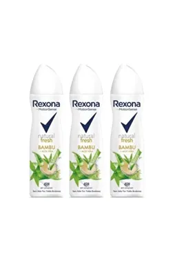 Rexona Woman Motion Sense Natural Fresh Bambu +aloe Vera 48h Alkolsüz Kadın Deodorant X 3 Adet