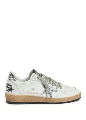 Golden Goose Ball Star Beyaz Gold Kadın Deri Sneaker