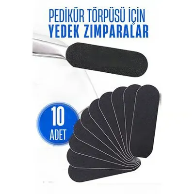ModaCar Ayak Törpü Yedeği Yapışkanlı Törpü Zımparası Pedikür Törpü Yedeği 30 ADET