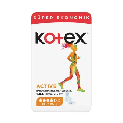 Kotex Hijyenik Ped Active Normal 22'li