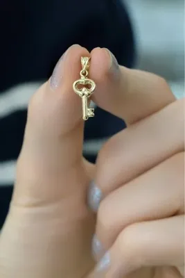 aytekgold Anahtar Kolye Ucu 14 Ayar