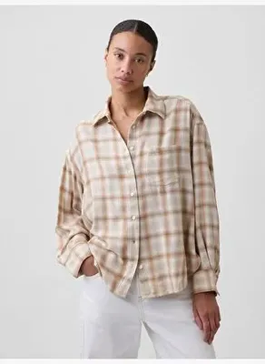 GAP Flannel Oversized Gömlek