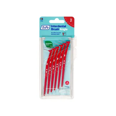 TePe Angle Arayüz Fırçası Kırmızı 05 mm 6lı