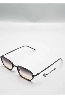 Eyemood Unisex Dikdörtgen Güneş Gözlüğü Siyah Çerçeve Degrade Cam UV Korumalı Sumi C15