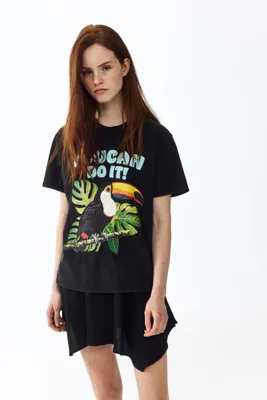 H&M Aplikeli Tişört