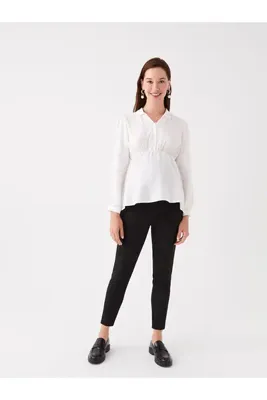 LC Waikiki Seray Yeni Sezon Karın Panelli Dar Fit Hamile Pantolon