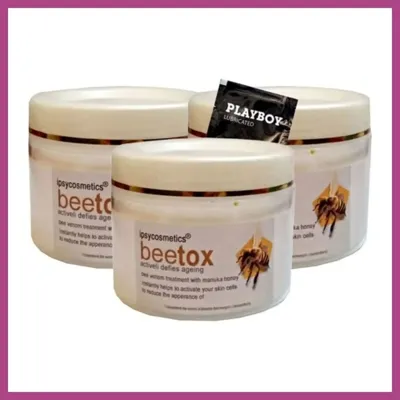 Bezos Süper Ipsycosmetics Beetox Arı Özü Kremi 100 Ml X 3 Adet + Jel Bzs01