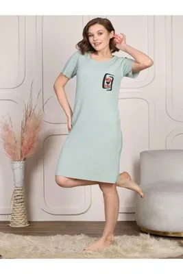 Genel Markalar nigift, Pamuklu Fitilli Gecelik Pijama