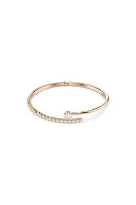 Swarovski 5763819 Bilezik Matrıx:Bangle Open Whıte/Ros M