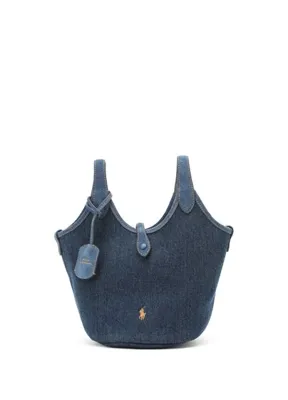 Polo Ralph Lauren Play Lacivert Kadın Denim Çanta