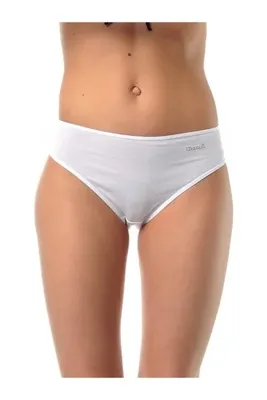 Kom Beyaz Basic Slip Pamuklu Modal Esnek Külot 2li Paket