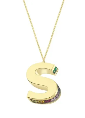 Charms Company S Harfi Detaylı Kadın Altın Kolye