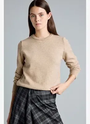 Defacto Regular Fit Bisiklet Yaka Triko Basic Kazak
