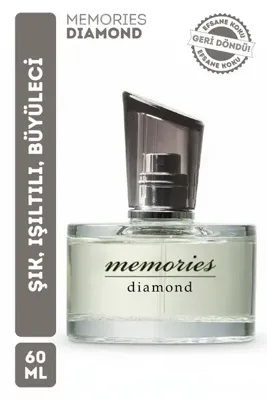 Huncalife Memories Diamond EdT 60 ml Kadın Parfümü – Elmas Işıltısı - Şık, Işıltılı, Büyüleyici