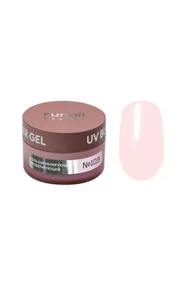 RUNAIL Parıltılı Yarı Şeffaf Süt Beyaz Expert Protez Tırnak Jeli Kamuflaj Shimmer UV Gel 50Gr. 133