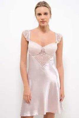 Pierre Cardin Askılı Kısa Gecelik 635