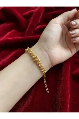 Genel Markalar No14 Bijuteri Kadın Altın Kaplama Dorika Toplu Zirve Bileklik