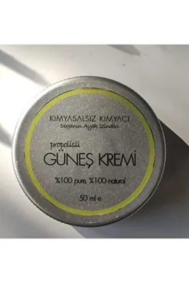 kimyasalsız kimyacı doğanın ayak izinden propolisli güneş kremi