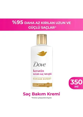 DOVE Saç Bakım Kremi Keratin Uzun Saç Terapisi 350 ml