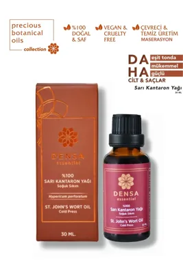 Densa Essential Saf Sarı Kantaron Yağı Soğuk Sıkım 30 ML