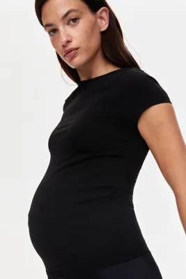 H&M MAMA Kayık Yakalı Üst