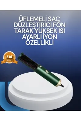 NW NessiWorld Saç Kurutma, Düzleştirici Ve Tarak Tek Cihazda – 3 Kademeli Isı Ayarı