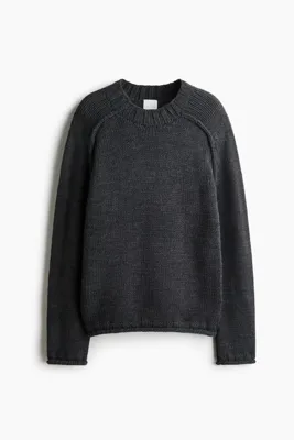 H&M Kıvrık Kenarlı Kazak
