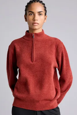 Defacto Oversize Fermuarlı Yaka Basic Kazak