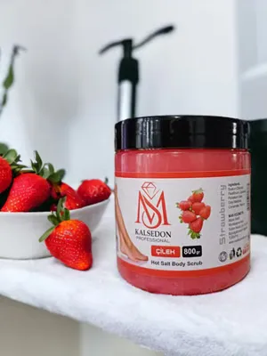 MS Kalsedon Professoinal Çilek Aromalı Vücut Peeling 800 G