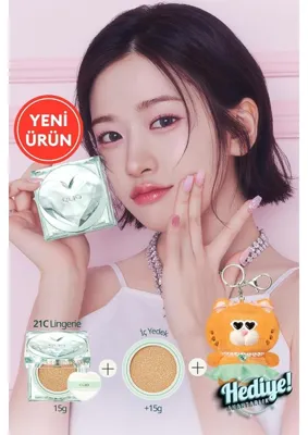 Esplendor Özel Tasarım Kalıcı, Mat Kill Cover Skin Fixer Cushion + Refill 21C Lingerie Luxury Koshort
