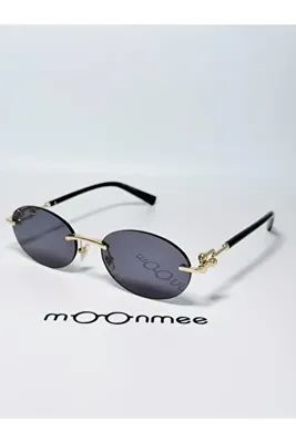 MOONMEE Lipafi Oval Kadın Güneş Gözlüğü Degrade Kesme Cam UV400 Korumalı