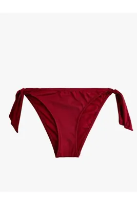 Koton Yanları Fiyonklu Bağlamalı Parlak Bikini Altı