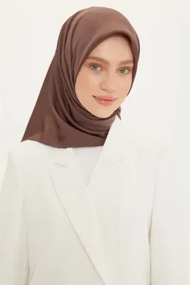Armine Sport S. Rayon Eşarp 90x90 21233 - Kahverengi