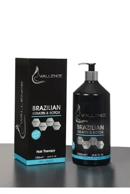 wallence Düzleştirici Ve Hacim Veren 6 Ay Kalıcı Brazılıan Keratin & Botox 1000 Ml
