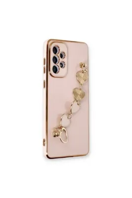 YUZEM Samsung Galaxy A33 5G Kılıf Esila Silikon - Pudra