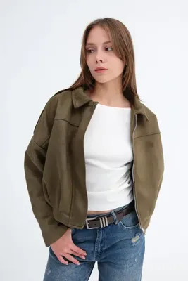 Addax Süet Bomber Ceket C3562